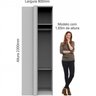 Guarda Roupa Juvenil 4 Peças 4 Portas 4 Gavetas com Módulo Escrivaninha Elegance  - 15