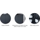 Ver imagem 5 de Buffet Aparador 4 Portas 100% MDF Chumbo 152cm Lia Cimol