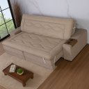 Ver imagem 1 de Pillow Top Premium para Sofá Retrátil 1,60 X 1,80 Varias Cores:bege/1-60-largura-int-x-1-80-alt