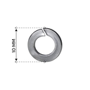 Ver imagem 3 de Arruela Inox Pressão Ciser 1/4" Pacote 100 Peças