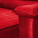 Ver imagem 6 de Sofá Retrátil Reclinável 2 Lugares com Molas 1,50m Quantum Suede Velut Vermelho - King House