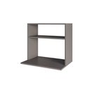 Ver imagem 2 de Suporte Armário para Forno e Microondas Porta Tempero para Cozinha Louis 60cm Grafite M12 D'rossi