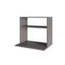 Suporte Armário para Forno e Microondas Porta Tempero para Cozinha Louis 60cm Grafite M12 D'rossi - 2