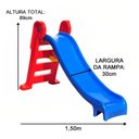 Ver imagem 2 de Kit Pula Pula 1,40m + Piscina de Bolinhas 1,00m + 500 Bolinhas + Escorregador Médio + Gangorra 1 L