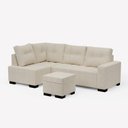 Ver imagem 2 de Sofá de Canto com Puff 6 Lugares 238cm Gávea