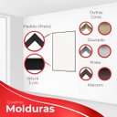 Ver imagem 3 de kit com 2 Quadros Decorativos Abstratos com Moldura e Vidro para Sala Quarto Escritório e Clínica 72