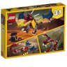 Lego Creator Infantil 3 em 1 Dragão do Fogo 234 Peças +7 Anos - 5