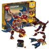 Lego Creator Infantil 3 em 1 Dragão do Fogo 234 Peças +7 Anos - 1
