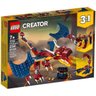 Lego Creator Infantil 3 em 1 Dragão do Fogo 234 Peças +7 Anos - 6