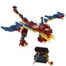 Lego Creator Infantil 3 em 1 Dragão do Fogo 234 Peças +7 Anos - 2