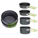 Ver imagem 4 de Kit Panelas Camping Pesca Dobrável Alumínio Leve e Resistente