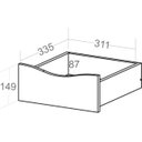 Ver imagem 3 de Gaveteiro Bit Preto 5671