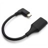 Cabo Adaptador Otg Usb Tipo C 3.1 X Usb Fêmea 90° Kit 5 Pçs - 1