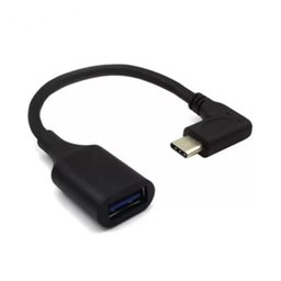 Cabo Adaptador Otg Usb Tipo C 3.1 X Usb Fêmea 90° Kit 5 Pçs - 2