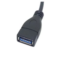 Cabo Adaptador Otg Usb Tipo C 3.1 X Usb Fêmea 90° Kit 5 Pçs - 4