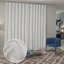 Ver imagem 1 de Cortina Sala Quarto Linhão Cru 3.00m x 2.50m Varão Simples Castele:Off White