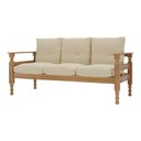 Ver imagem 1 de Sofá 3 Lugares Madeira Maciça Liz Multimóveis Vcr7000 Bege