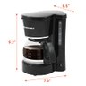 Elite Gourmet Ehc-5055 Cafeteira Automática 5 Xícaras Preto - 7
