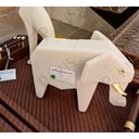 Ver imagem 2 de Escultura Decorativa Elefante em Mármore Branco 23cm Ss0274 Btc