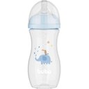 Ver imagem 1 de Mamadeira Easy Flow Elefante Azul 330ml Anticolica Buba