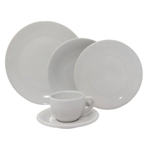 Aparelho Jantar/Cha 20 Peças Oxford Branco 111176 Ap Jantar/Cha 20pc Oxford Br 111176