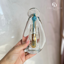 Ver imagem 3 de Imagem Nossa Senhora em Murano Azul e Ouro Mini