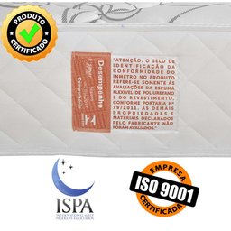 Colchão Solteiro Ortopédico Dupla Face Firme 88x188cm Bf Colchões - 4