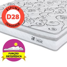 Colchão Solteiro Ortopédico Dupla Face Firme 88x188cm Bf Colchões - 5
