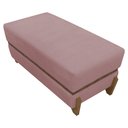 Ver imagem 3 de Puff Recamier Kodama para Cama Queen 150cm Pé Castanho Rosê Bouclé