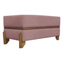 Ver imagem 7 de Puff Recamier Kodama para Cama Queen 150cm Pé Castanho Rosê Bouclé