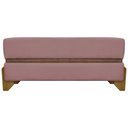 Ver imagem 4 de Puff Recamier Kodama para Cama Queen 150cm Pé Castanho Rosê Bouclé