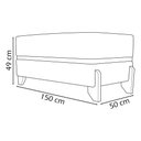 Ver imagem 5 de Puff Recamier Kodama para Cama Queen 150cm Pé Castanho Rosê Bouclé