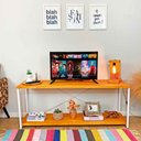 Ver imagem 2 de Rack de TV Style Square Carvalho e Branco