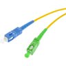 Cabo de Fibra Optica LC-Upc para SC-Apc Single Mode 3 MM - 2 Metros - 1
