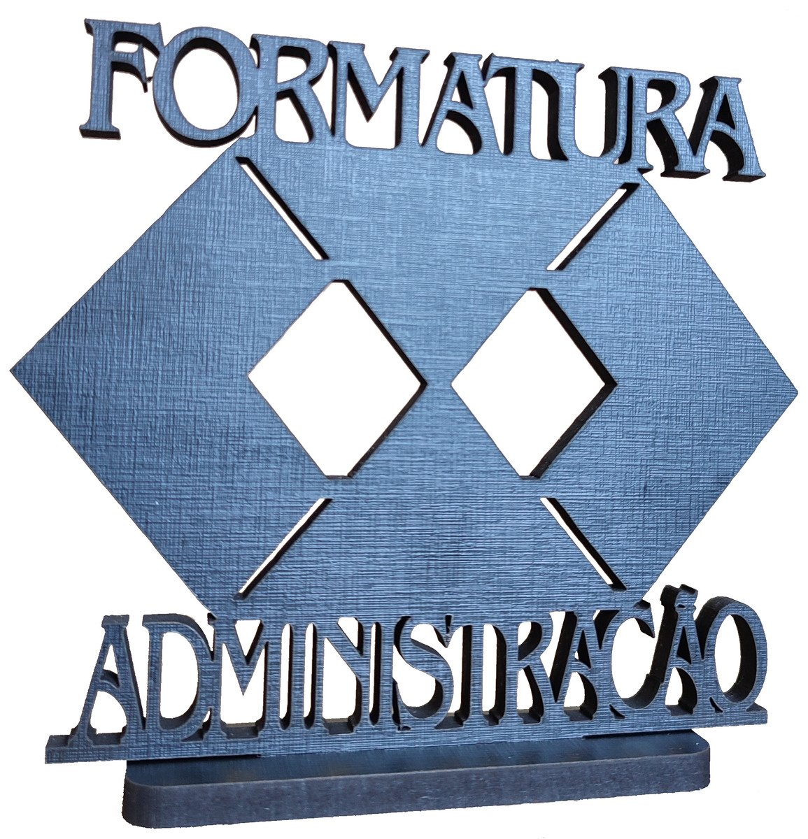 Emblema de mesa, símbolo profissão administração formatura