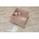 Ver imagem 6 de Baú Infantil Organizador de Brinquedos com Rodinhas - Midi - Rosa