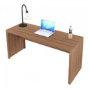 Ver imagem 4 de Conjunto 3 Peças com 1 Mesa para Escritório 1 Estante 1 Gaveteiro Espresso Móveis Marrom