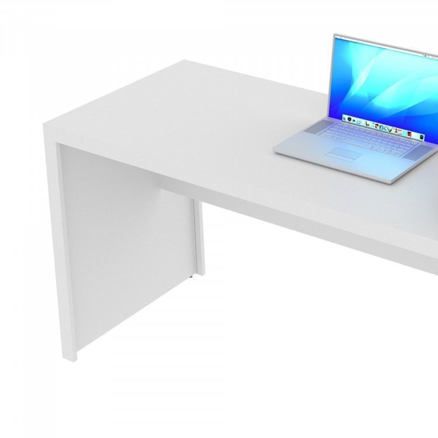 Conjunto Home Office 3 Peças com 1 Mesa para Escritório 1 Estante 1 Gaveteiro Espresso Móveis - 13