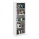 Ver imagem 3 de Conjunto 3 Peças com 1 Mesa para Escritório 1 Estante 1 Gaveteiro Espresso Móveis Branco