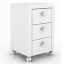 Ver imagem 6 de Conjunto 3 Peças com 1 Mesa para Escritório 1 Estante 1 Gaveteiro Espresso Móveis Branco