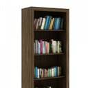 Ver imagem 5 de Conjunto 3 Peças com 1 Mesa para Escritório 1 Estante 1 Gaveteiro Espresso Móveis Marrom