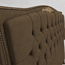 Ver imagem 3 de Cabeceira Cama Casal Queen Greta 160cm Estofada Linho Design Clássico