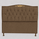 Ver imagem 2 de Cabeceira Cama Casal Queen Greta 160cm Estofada Linho Design Clássico