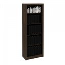 Ver mais imagens de Kit 3 Peças com 1 Mesa para Escritório 1 Estante 1 Gaveteiro Espresso Móveis