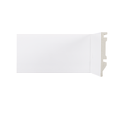 Ver imagem 1 de Kit Rodapé Poliestireno Liso 10cm 5190 Branco 6,00m (03br)