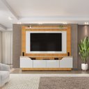 Ver imagem 3 de Home Titan Ripado com 4 Portas 222 Cm Suporta Tv de até 70 Cedro Bali - Dj Moveis