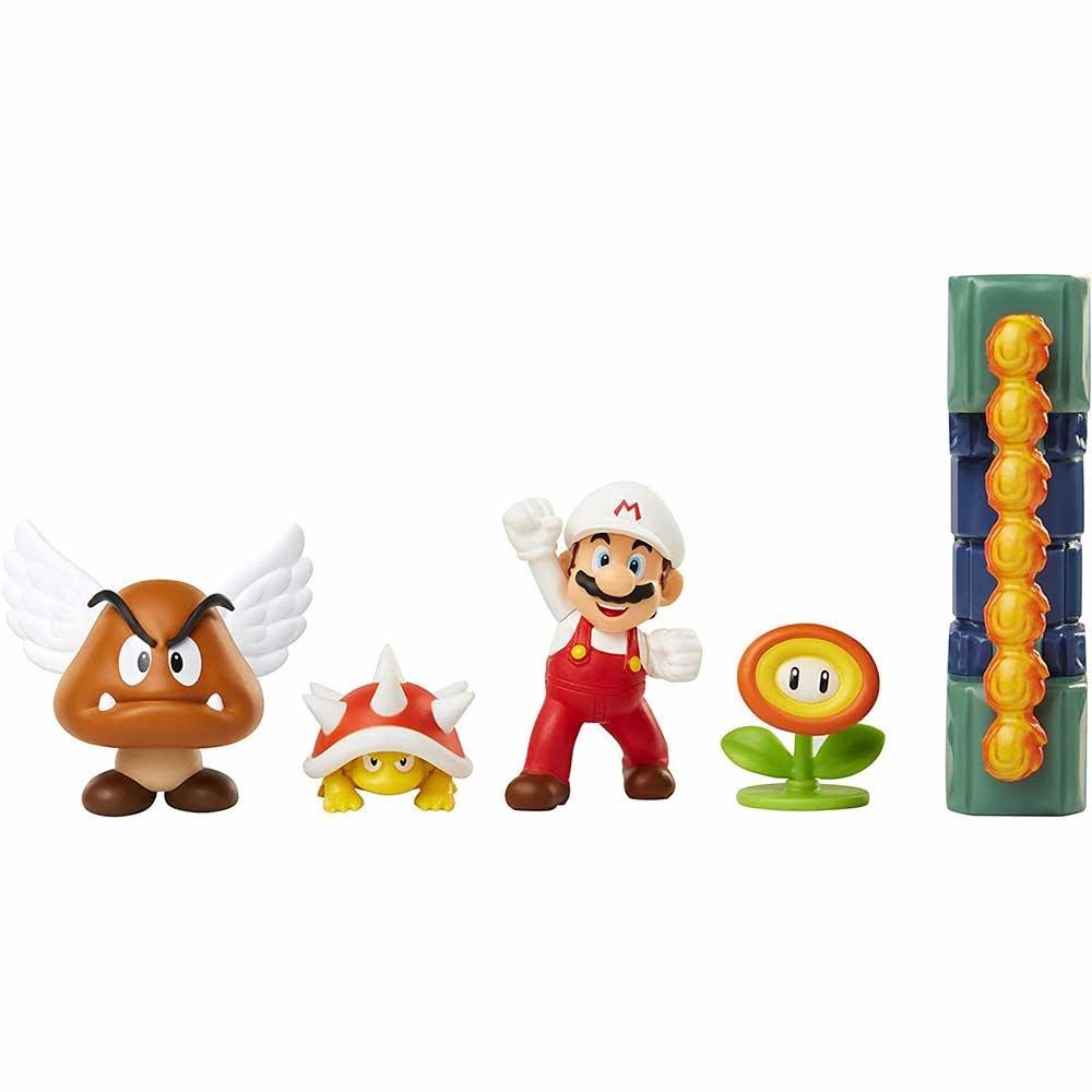 Conjunto e Mini Figuras - Super Mario - Lava do Castelo - Candide - 4