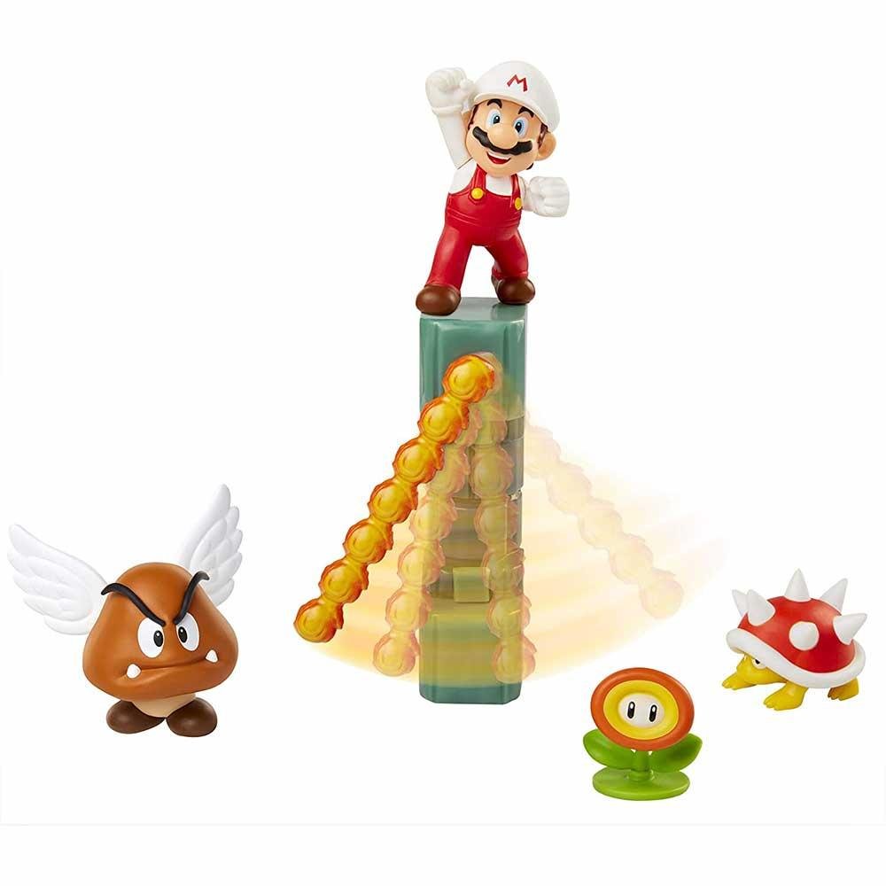 Conjunto e Mini Figuras - Super Mario - Lava do Castelo - Candide - 3