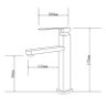 Torneira para Banheiro Prizi Tower Low Misturador Monocomand - 2