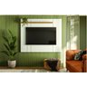 Bancada e Painel para Tv Lewis Off White Perolizado e Tauari - 5